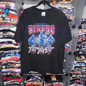 2001 Philadelphia 76Ers Sixers Mckie Mutombo And Iverson